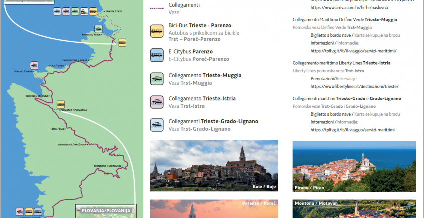 Free bus line from Trieste to Poreč