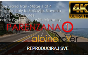 Parenzana trail in 4K UHD video format